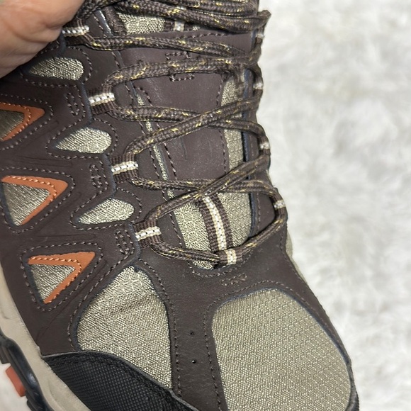 Skechers Brown and Green Athletic Shoes with Rugged Design - Picture 15 of 16